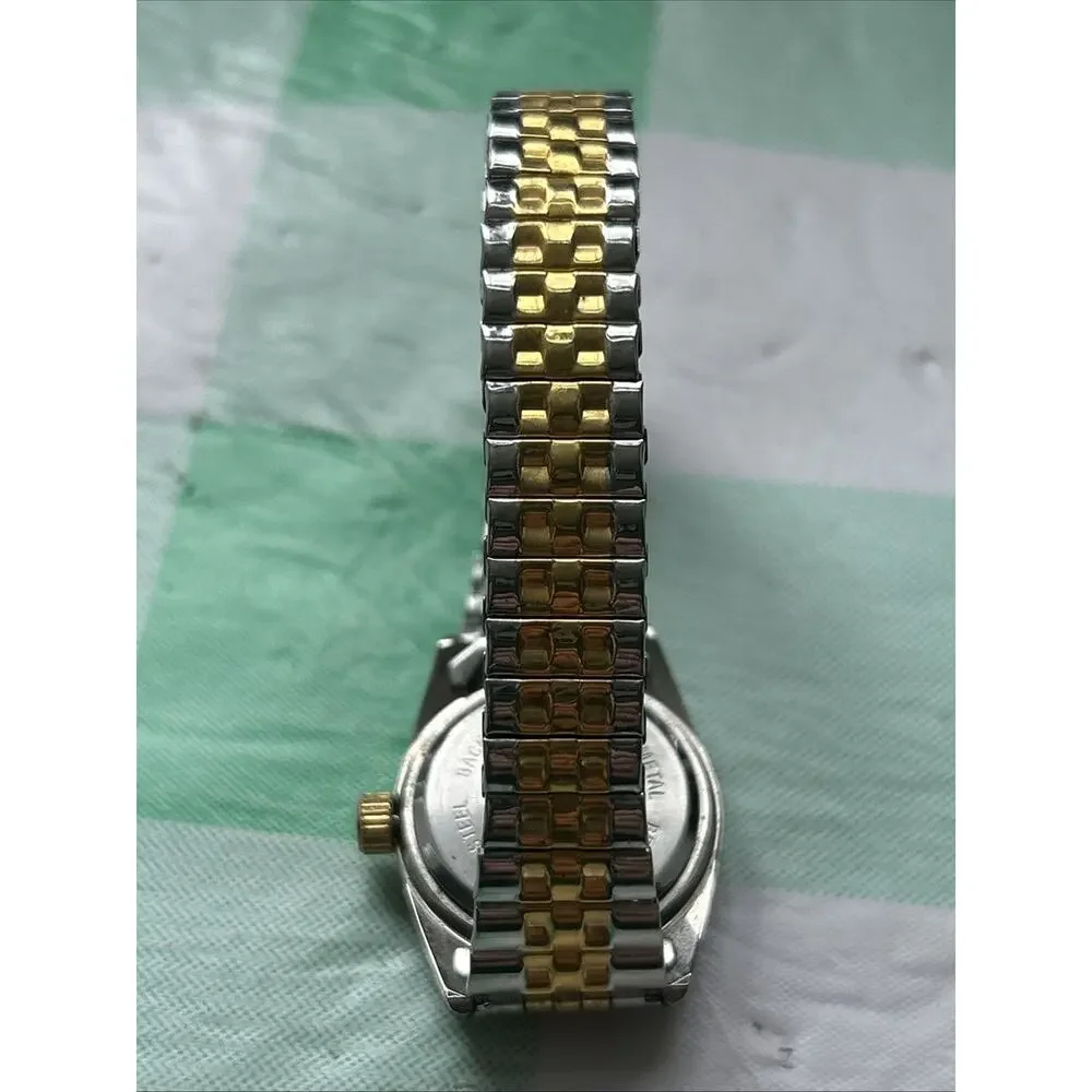 Collezio Two Tone Navy Blue Dial Women’s Quartz Watch